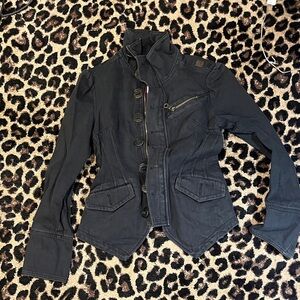 Diesel Women's Dark Gray Utility Jacket